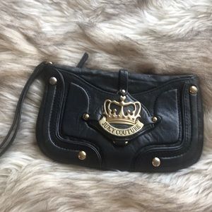 Juicy Couture leather wristlet